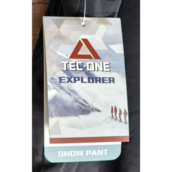 Tec-One Explorer 4XL Core Ski/Snowboarding Pants – Black, Water Resistant - Picture 10 of 16